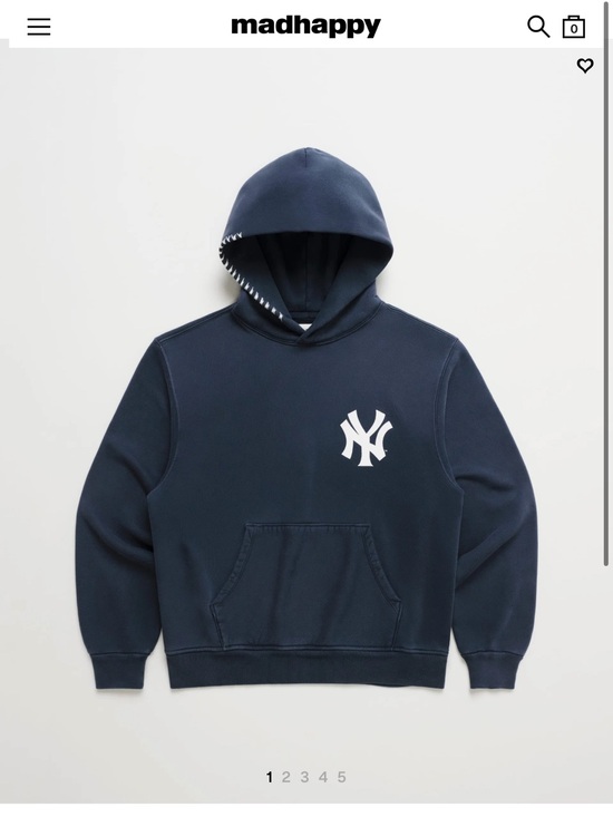 Madhappy Tops - Madhappy Yankees Washed Hoodie